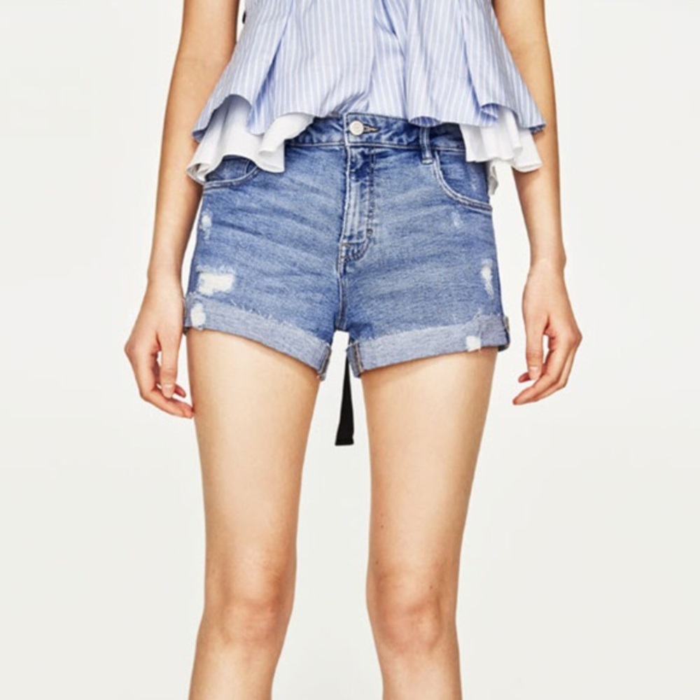 Zara High Waist Shorts NWOT